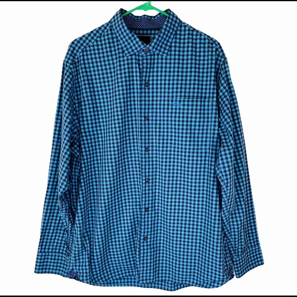 Tommy Bahama Men’s Large Long Sleeve Shirt Blue